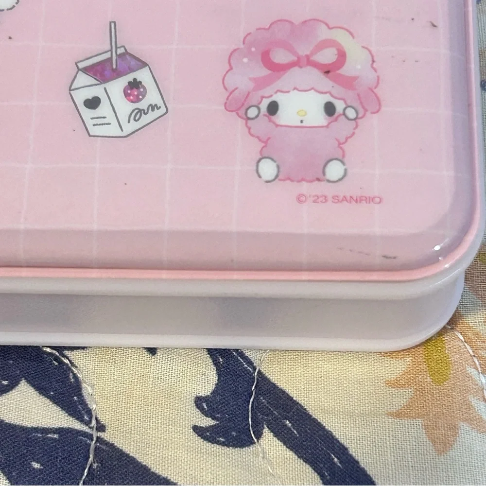 Sanrio My Melody Sweet Piano Pencil Case Magnetic Double Sided Pink